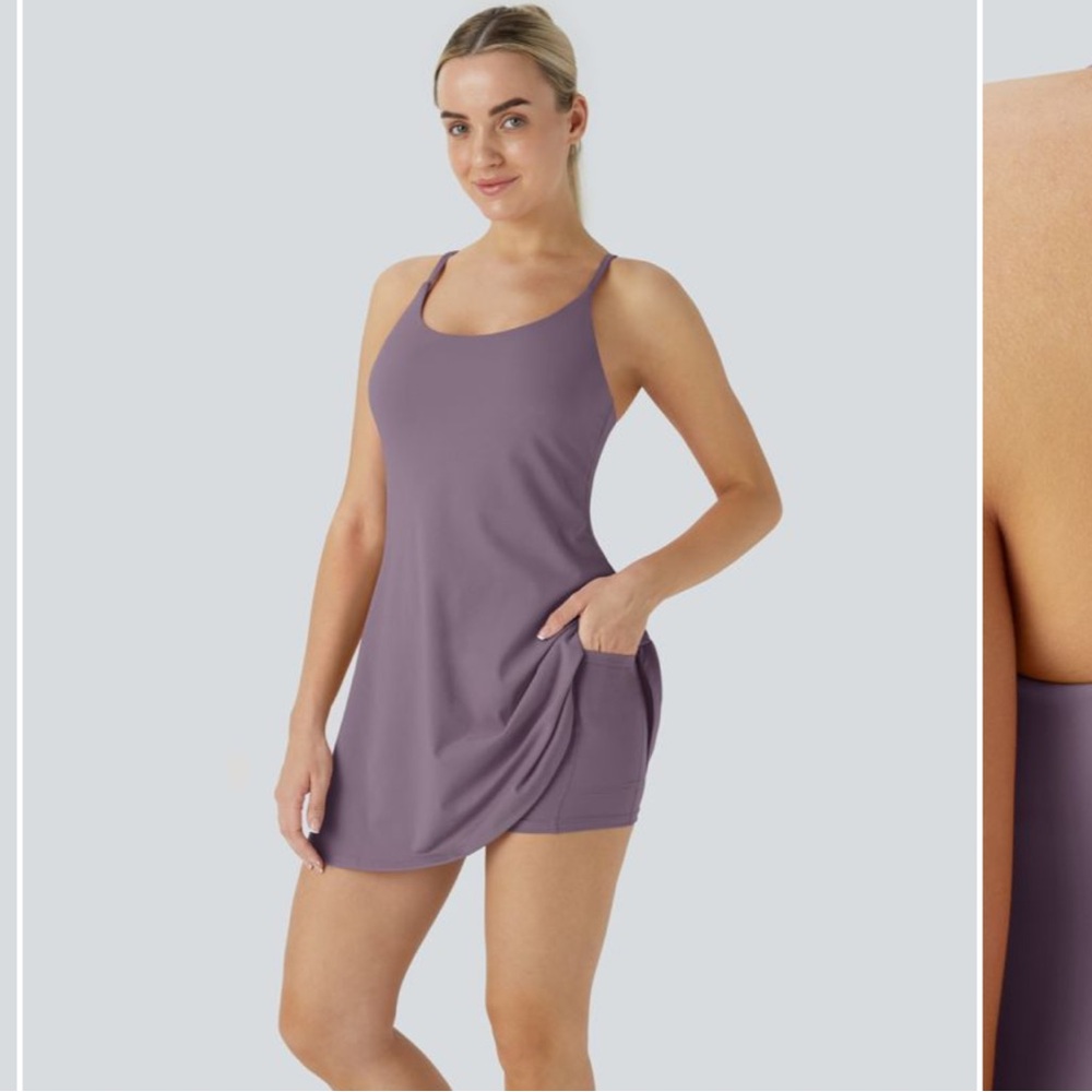 NWT Halara Backless Active Dress Size S